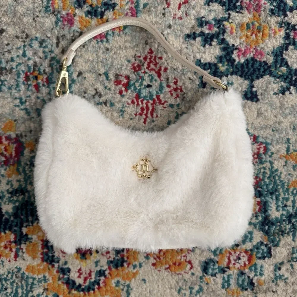 Nanette Lapore Little Girls Fuzzy Handbag Purse
